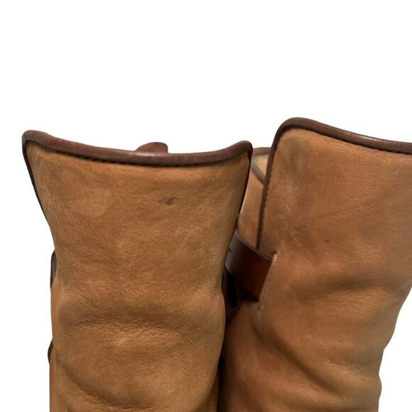 Rag & Bone Kinsey Booties Boots Leather 37.5 7.5 Brown - Picture 6 of 14